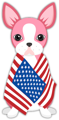 Valentine's Day Boston Terrier Messages Sticker-9 - Boston Terrier (250x508), Png Download