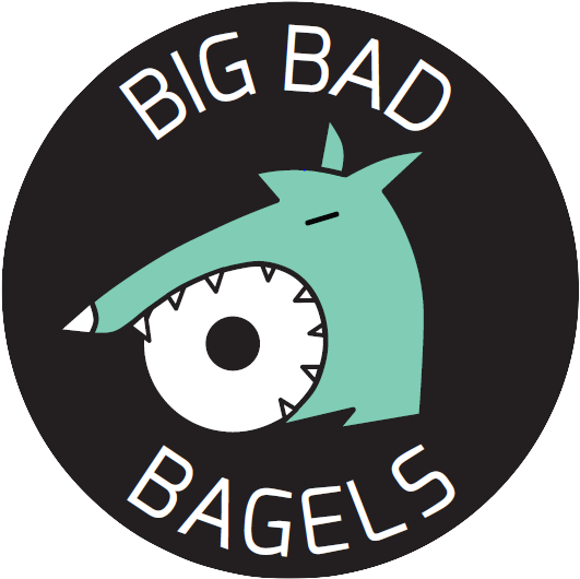 Big Bad Bagels Logo (640x633), Png Download
