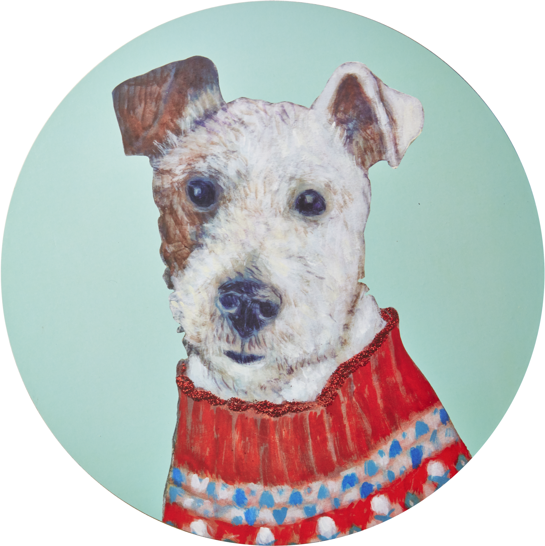 Kork-untersetzer Bären Und Hunde Print 25 Cm Von Rice (2000x2000), Png Download