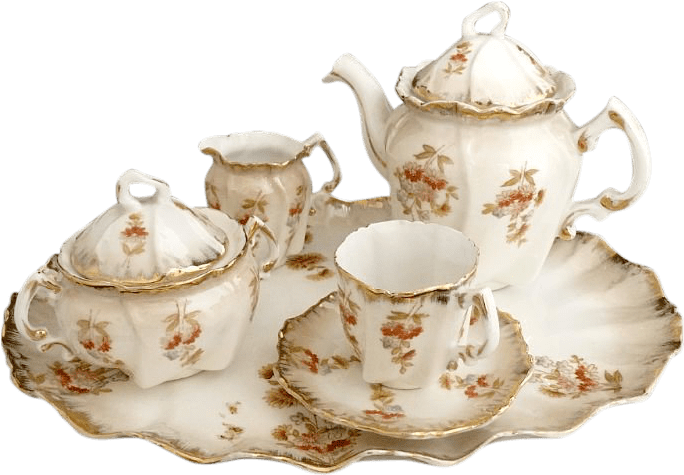 Download - Porcelain Tea (683x683), Png Download