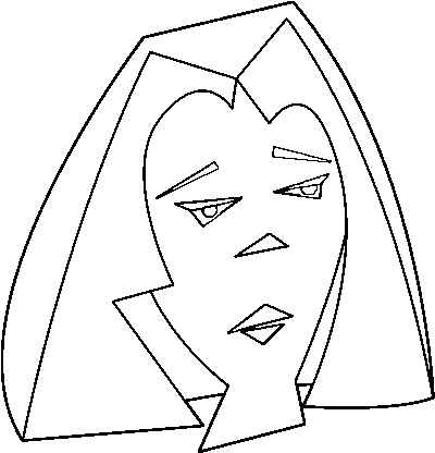 Sad Girl Coloring Page - Coloring Book (600x470), Png Download