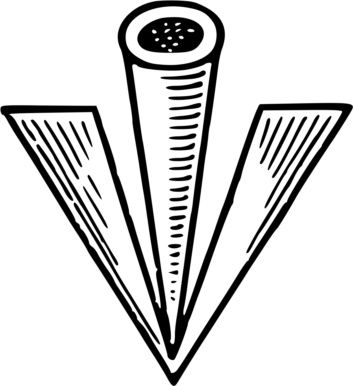 Broad-arrow - Arrowhead Heraldry (1228x1352), Png Download