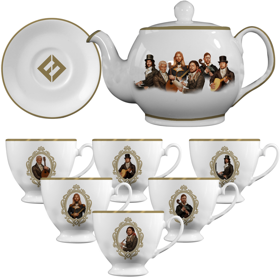 Foo Fighters Tea Set (1024x1024), Png Download