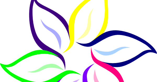 Framed Wallpaper, Hd Wallpaper, Colorful Frames, Colorful - Simple Drawing Of Flowers (600x316), Png Download