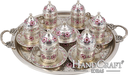 Traditional Design Hand Made Copper Turkish, Arabic, - Turkish Coffee (498x292), Png Download