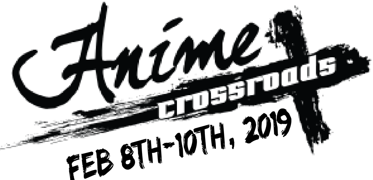 Anime Crossroads - Anime Black And White Logo (1229x594), Png Download