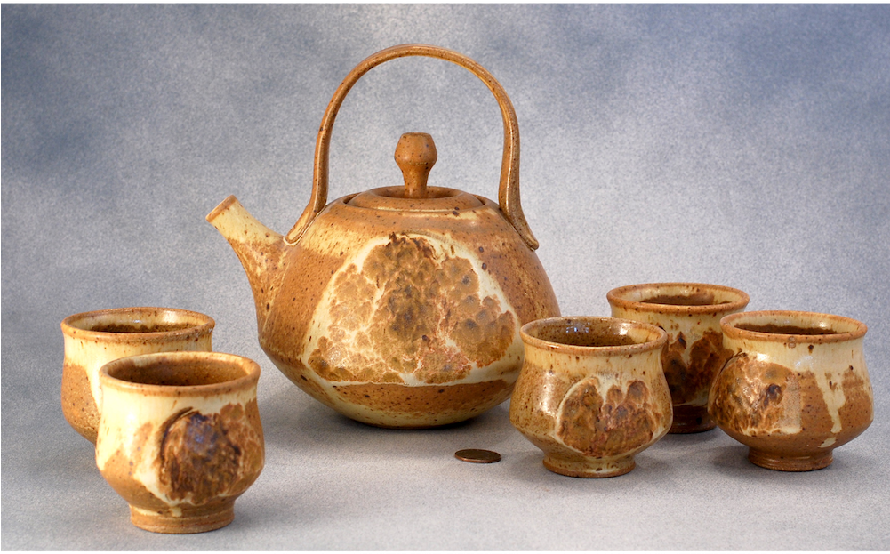 Brown Tea Set (1000x1533), Png Download