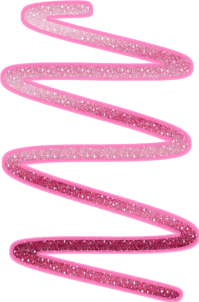 Sparkle Swirl Png Clip Art Black And White - Pink Glitter Swirl Transparent (644x1000), Png Download