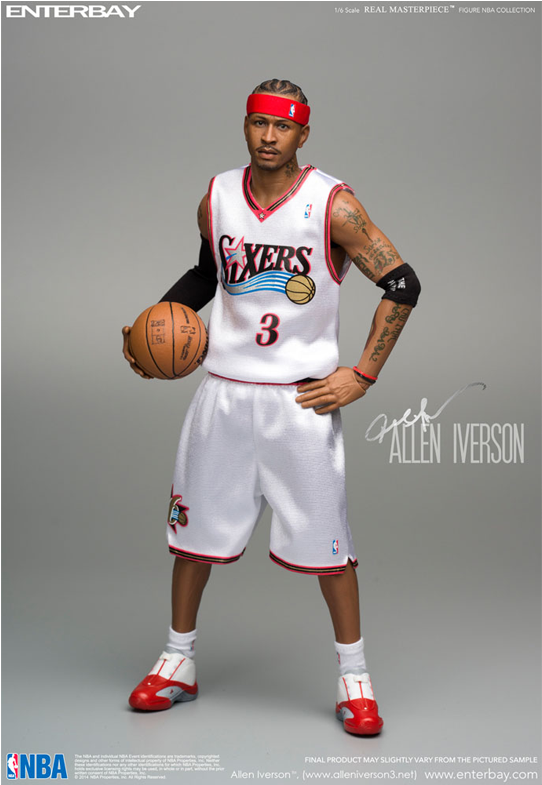 Allen Iverson Long Shorts (800x800), Png Download