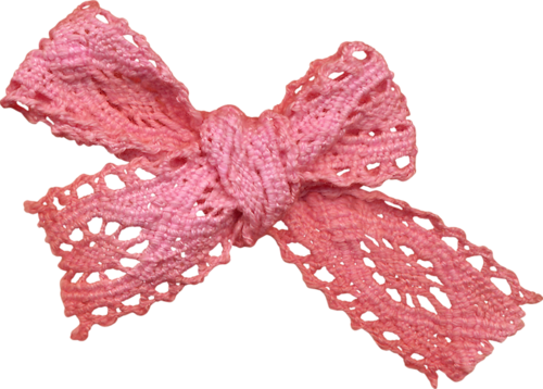 Png Black And White Download Nld Pink Png Scrap Mo - Transparent Pink Lace Bow (500x358), Png Download