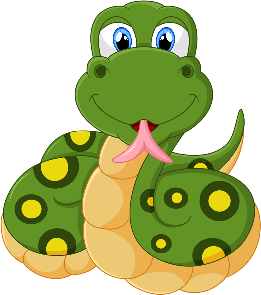 Safari & Zoo - Cobra Desenho Png (911x1024), Png Download