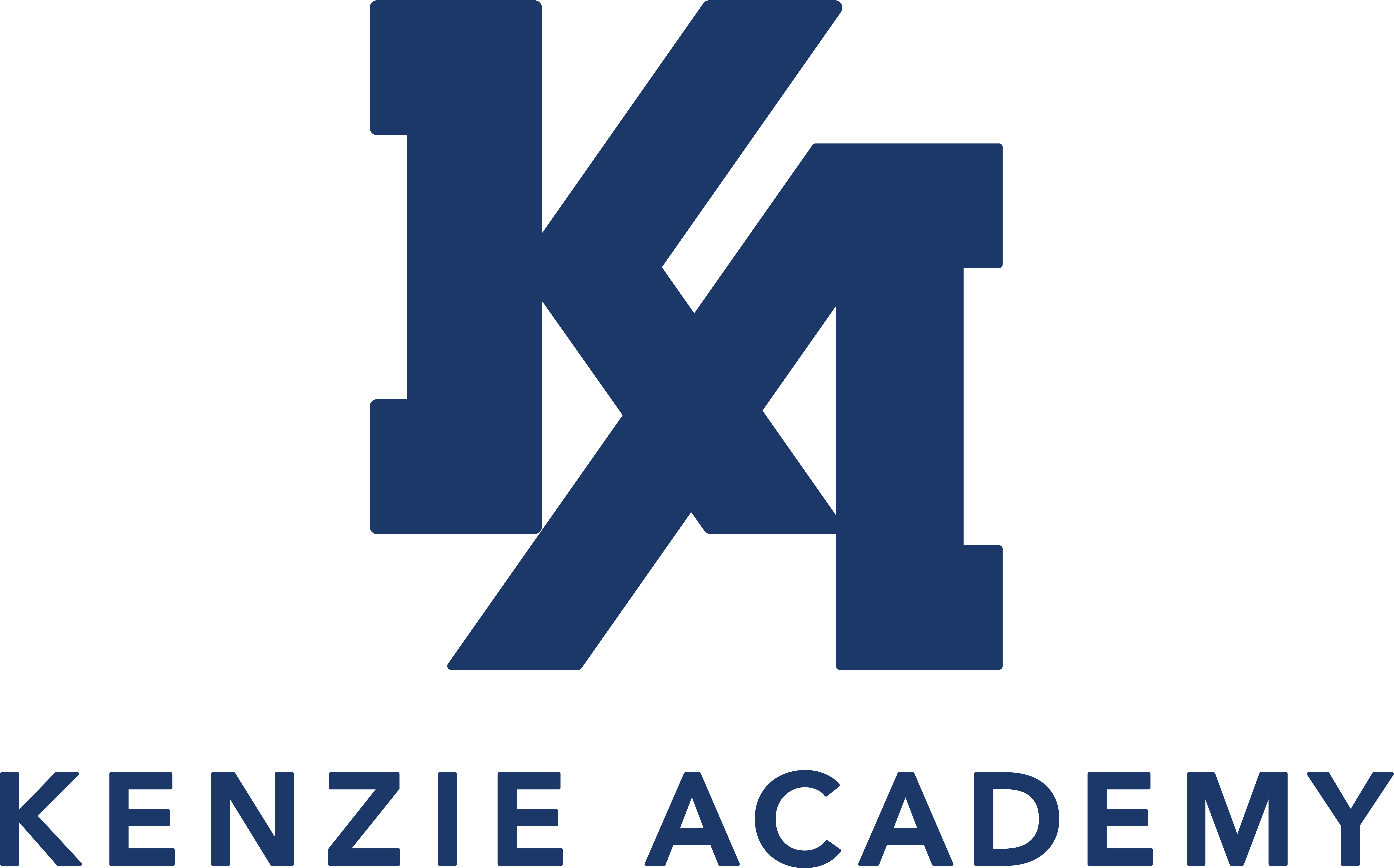 Butler Executive Education Kenzie Academy Logo - Majorelle Blue (7518x5599), Png Download