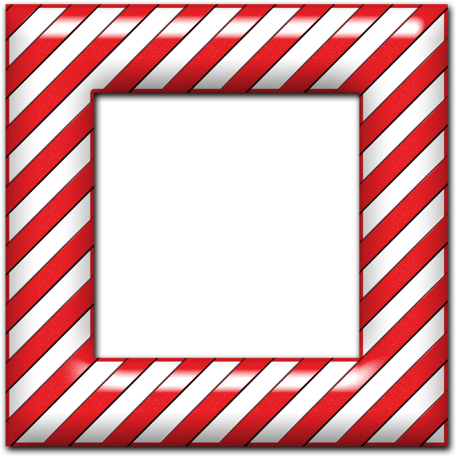 Candy Cane Heart Png Frame Clipart Candy Cane Clip - Clip Art (900x900), Png Download