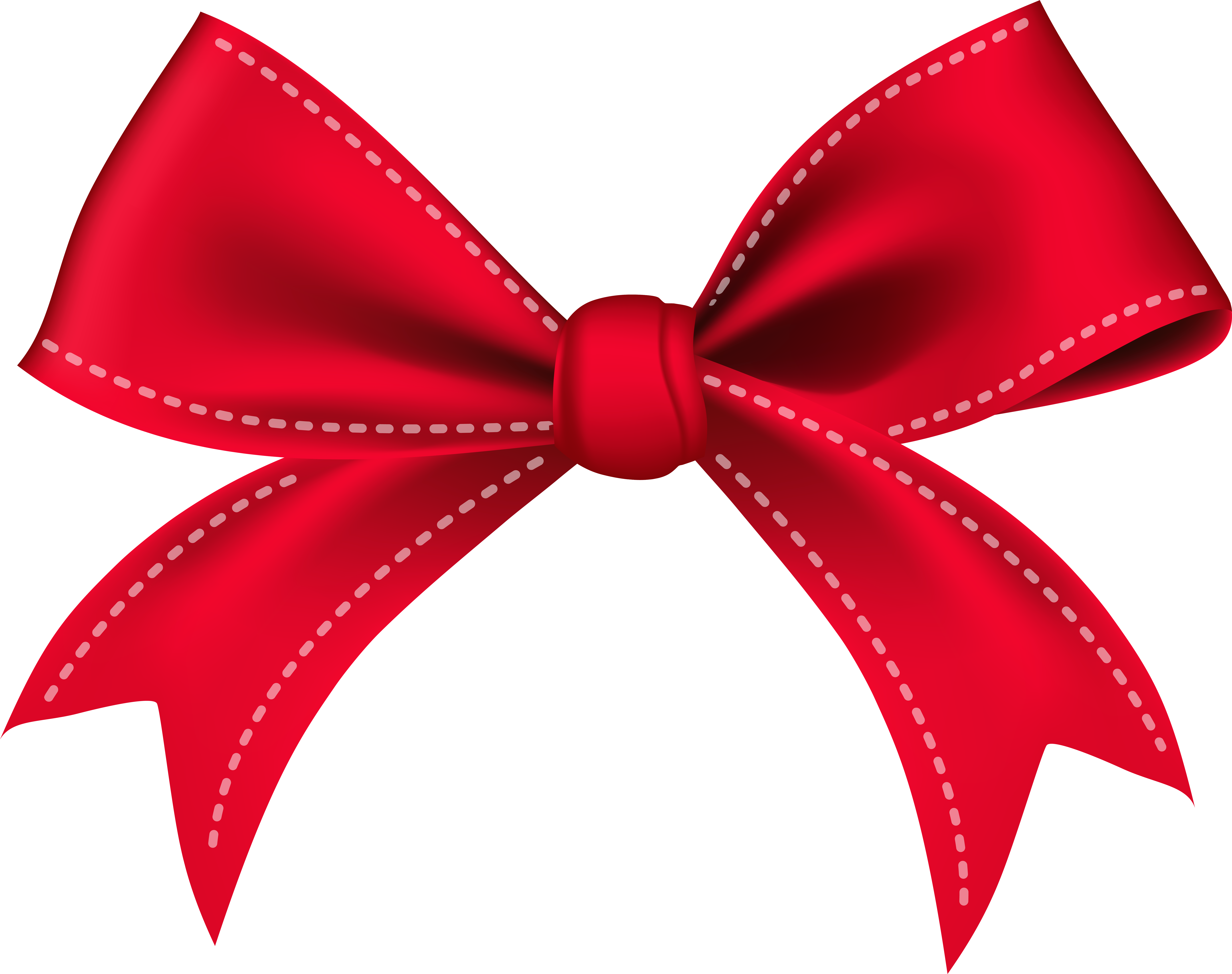 Bow Red Png Clip Art Image - Birthday Bow Png (600x474), Png Download