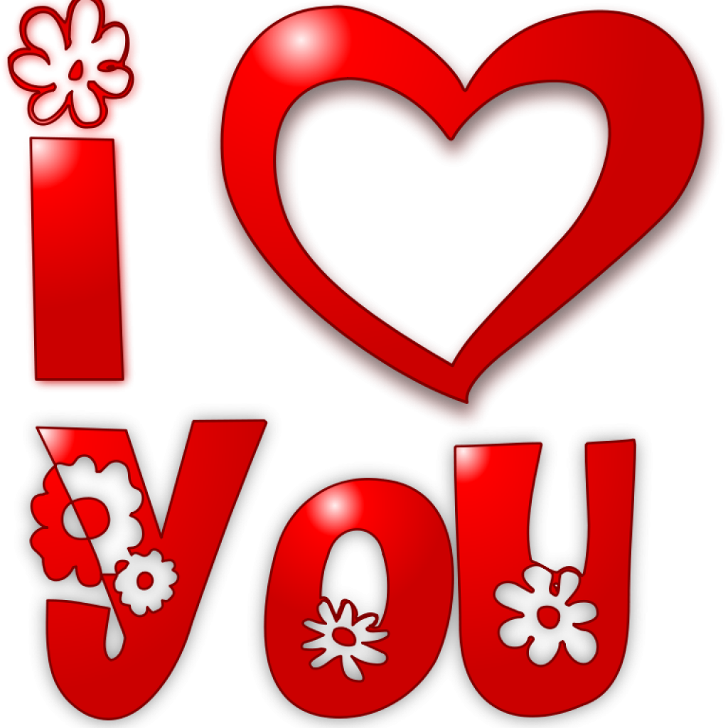 Free I Love You Clipart I Love You Clipart At Getdrawings - Whatsapp Status Love My Daughter (1024x1024), Png Download