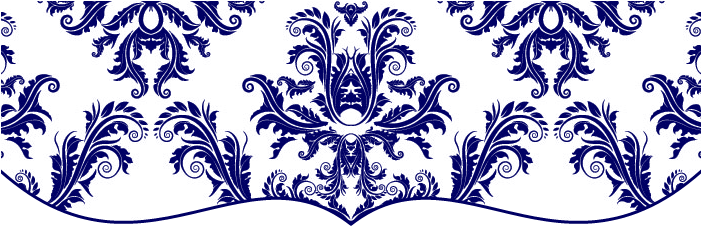 Damaskpattern (700x258), Png Download