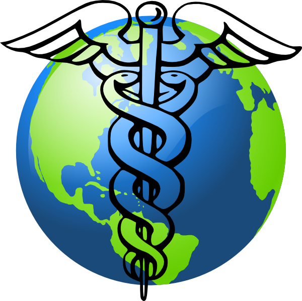 Uhsc Clip Art At Clker - Medical Logo White Png (600x599), Png Download