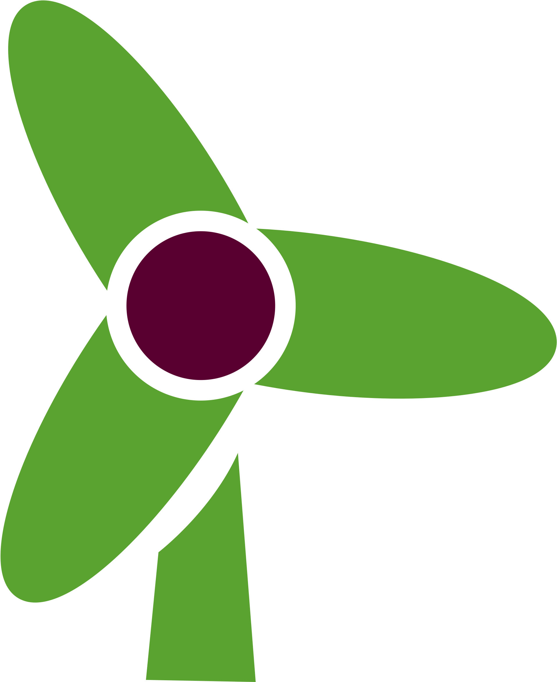 Winding Road Clipart - Wind Turbine (2400x2400), Png Download
