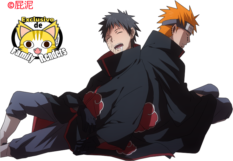 Naruto Obito And Pain (748x582), Png Download