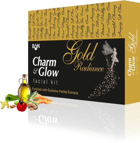 C&g Gold Facial Kit - C&g Gold Radiance Facial Kit (479x500), Png Download
