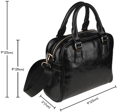 Black White Mandala Shoulder Handbag - Skull Art - Premium Vegan Leather Handbags (600x480), Png Download