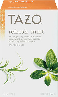 Tazo Mint Tea (400x500), Png Download