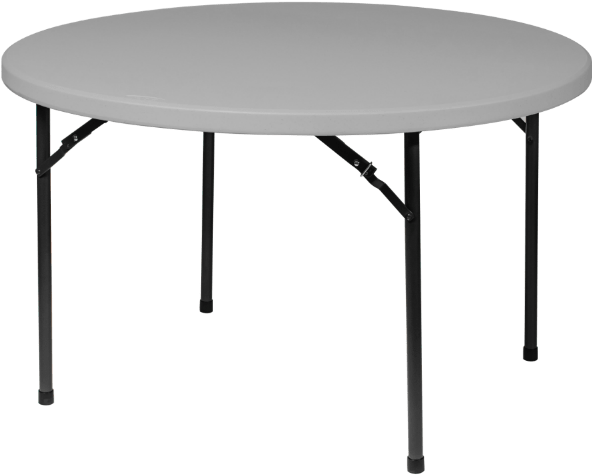 Round Plastic Folding Table - Round Tables For Sale (600x600), Png Download