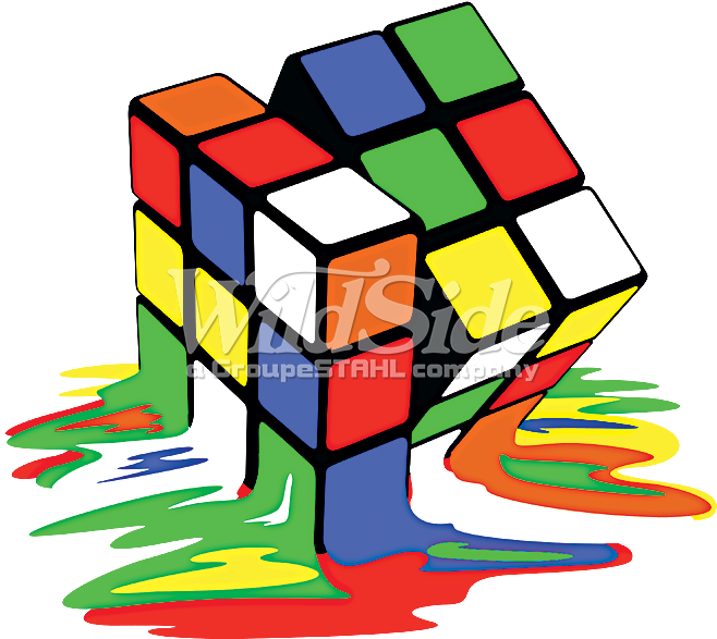 Download Melting Rubik's Cube - Rubik's Cube Melting - HD Transparent ...