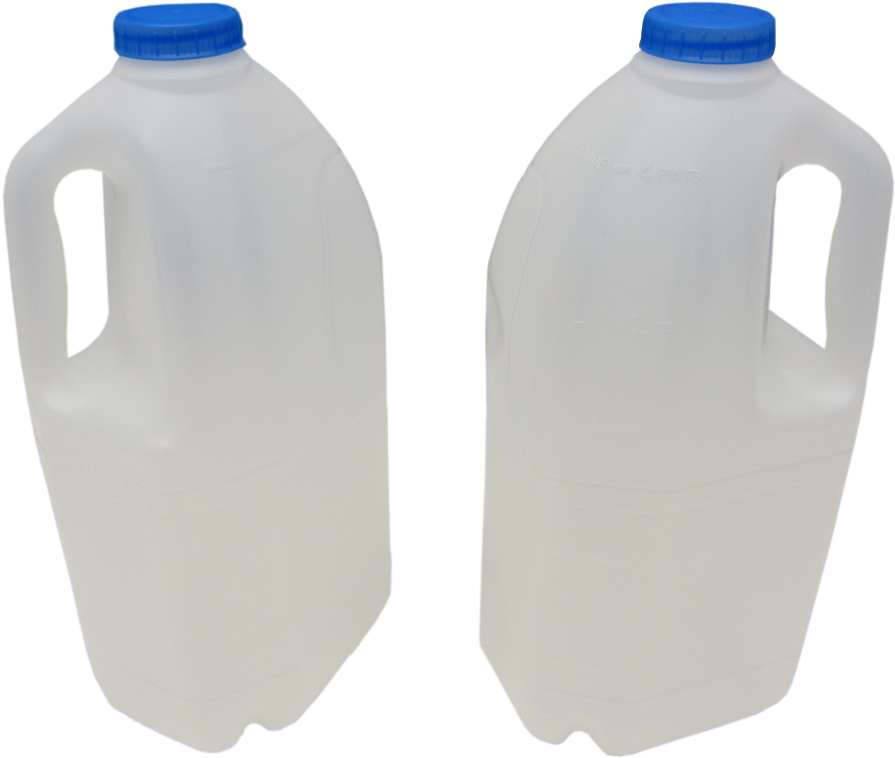 Empty Plastic Milk Bottle (1200x919), Png Download