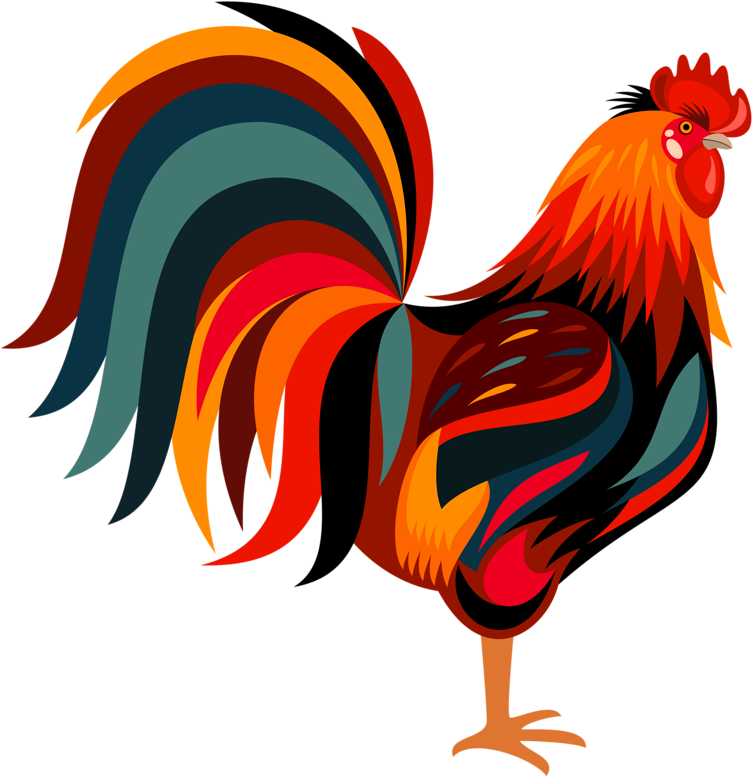 Barn Vector Rooster - Rooster Clip Art (488x500), Png Download