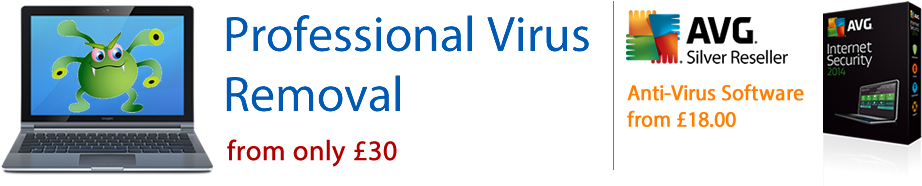 Pc And Laptop Virus Removal Maghull, Liverpool - Maghull (945x202), Png Download