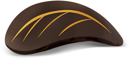Dark Chocolate Leaves - Mouse (500x500), Png Download