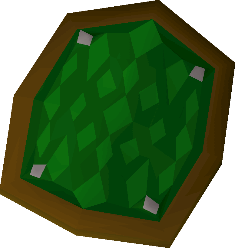 Green D'hide Shield - Wood (776x820), Png Download