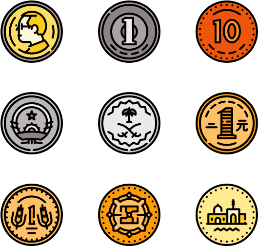Asia Coins - Beer (600x564), Png Download