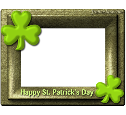 St Patricks Day Frame (416x382), Png Download