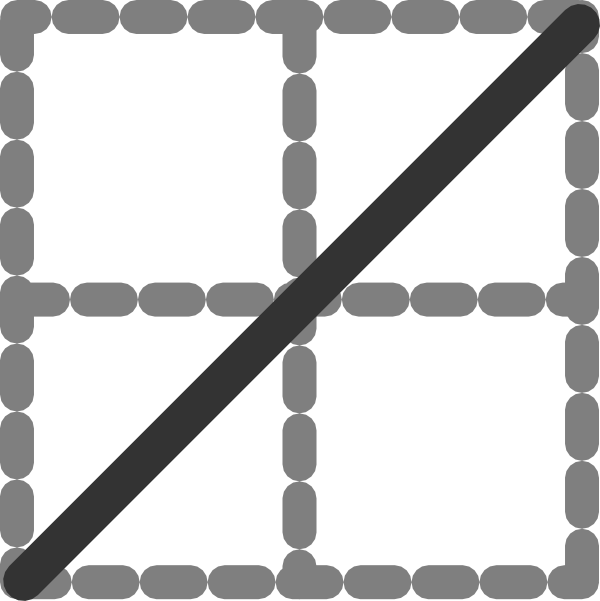 Diagonal Border Clip Art - Diagonal Clipart (600x601), Png Download