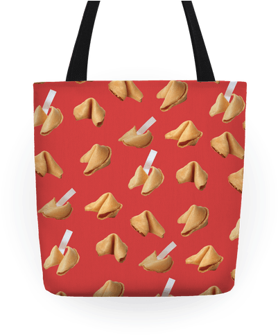 Fortune Cookie Tote Tote Bag - Tote Bag (484x484), Png Download