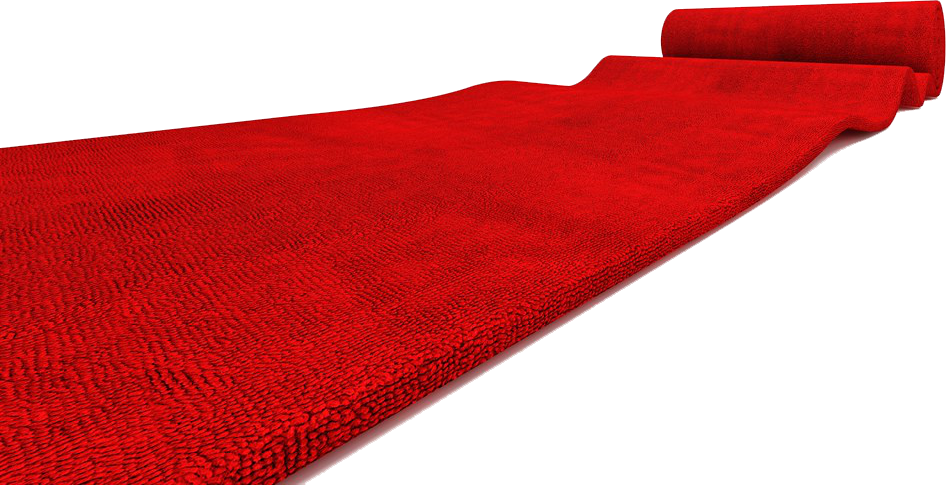Download - Rolled Out Red Carpet (946x485), Png Download