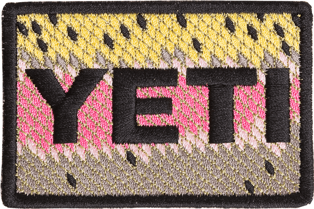 Yeti Rainbow Trout Patch (1680x1024), Png Download