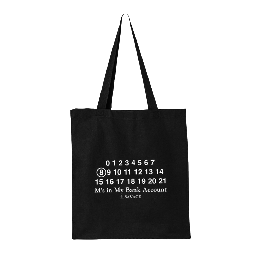 Black Bank Account Tote - Tote Bag (1000x1000), Png Download