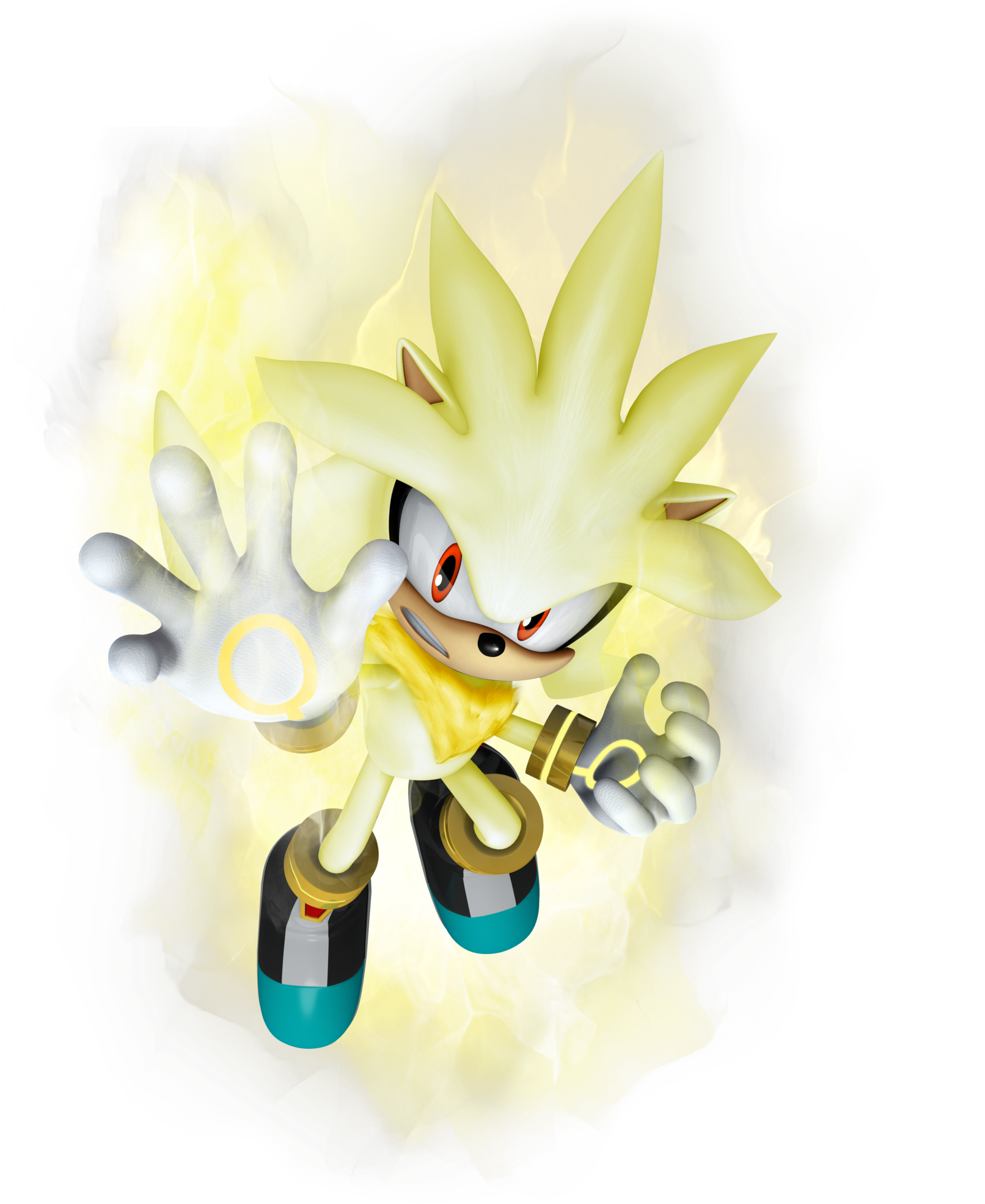 Super Silver - Sonic The Hedgehog Super Silver (1788x2067), Png Download