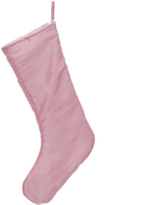 Embroider Buddy Chic Christmas Stocking, Soft Pink (450x450), Png Download