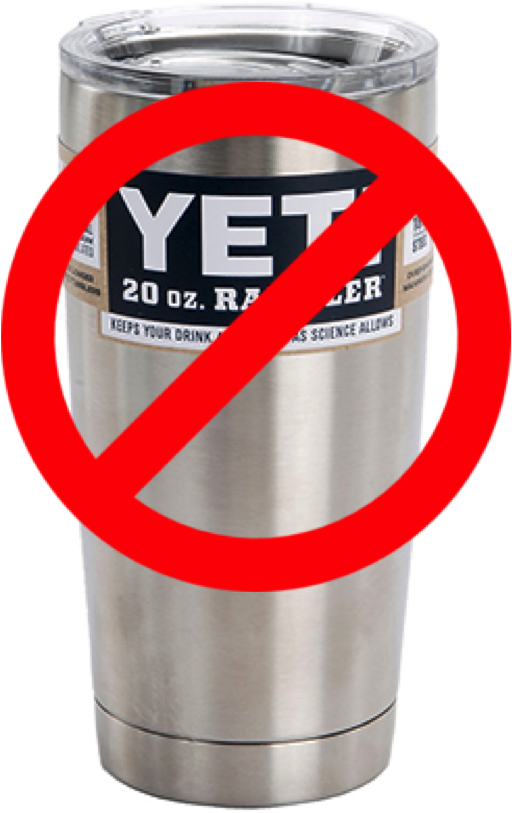 Yeti Rambler Tumbler, Stainless Steel, Powder-coated, (694x901), Png Download