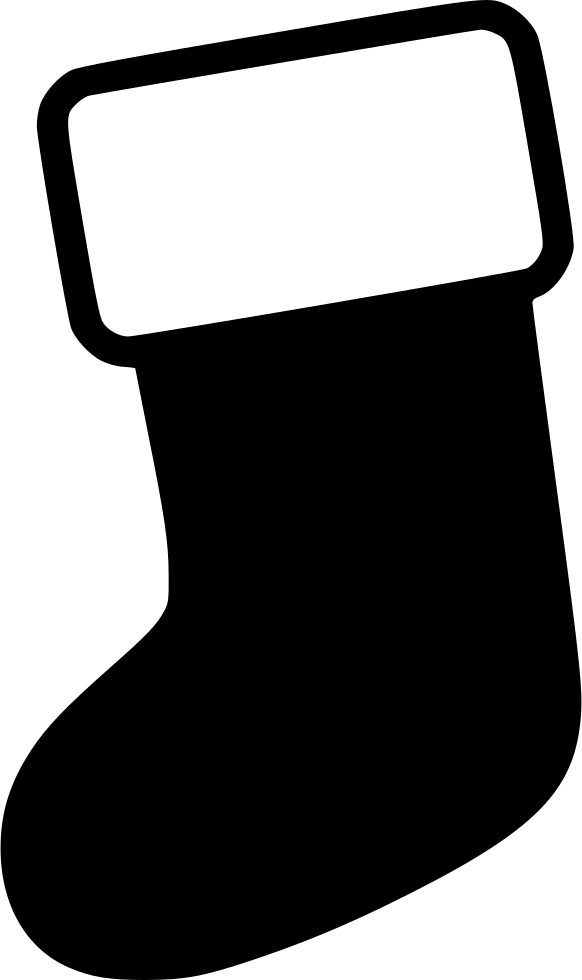 Christmas Stocking - - Christmas Stocking Icon (582x980), Png Download
