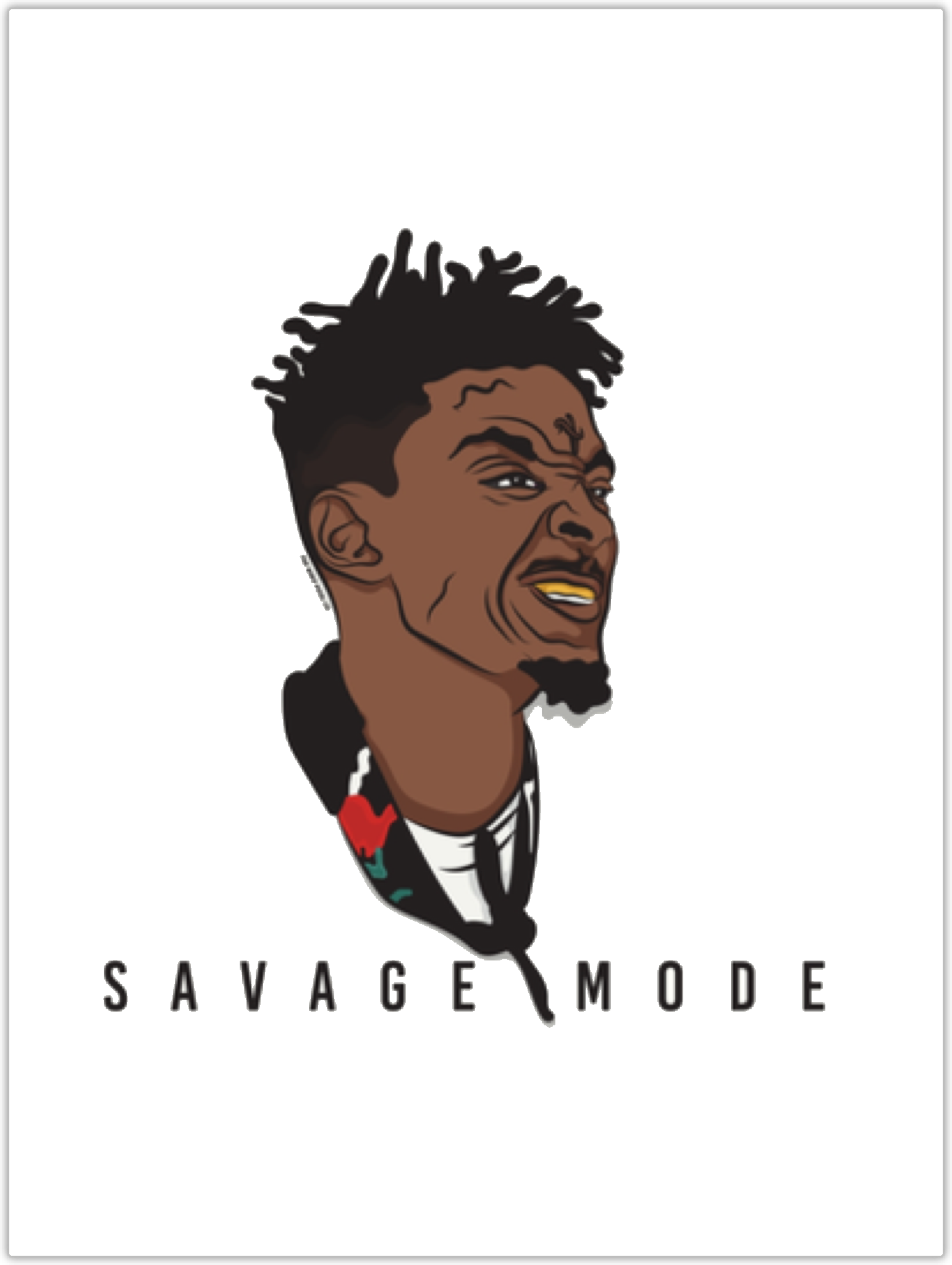 21 Savage T Shirt Design (1541x2048), Png Download