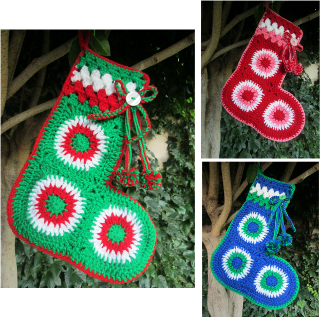 Christmas Stocking (640x629), Png Download