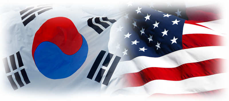Sangrock Black Belt World American Korean Flag - South Korea (800x353), Png Download