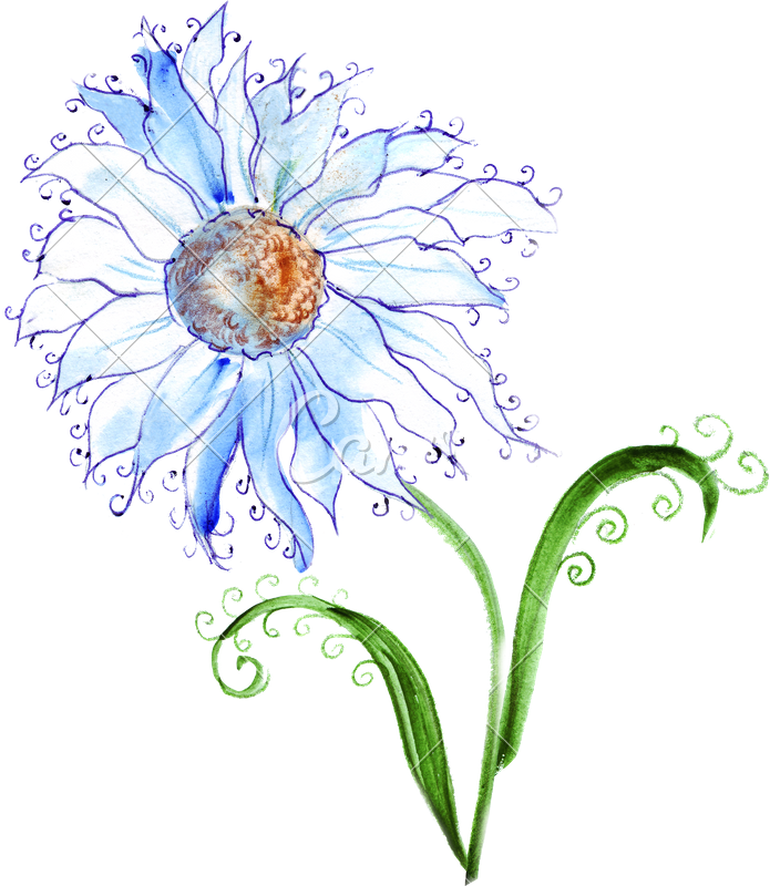 Png Royalty Free Stock Hand Of Flowers Photos By Canva - Drawing (695x800), Png Download