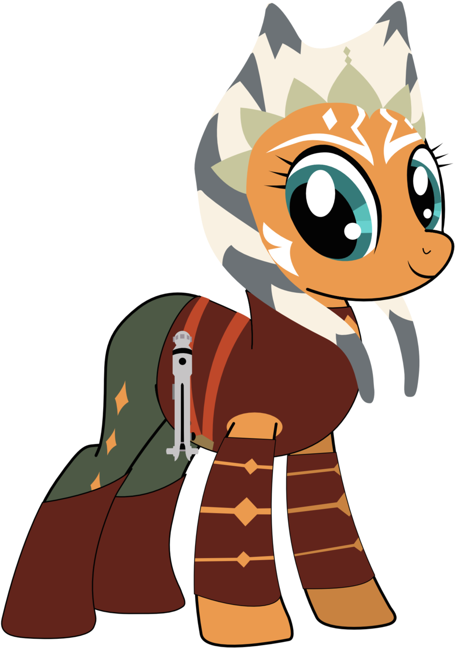 Ahsoka Tano, Artist - Ponified Star Wars (1024x1321), Png Download