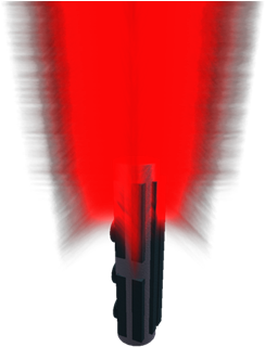 Dark Side Lightsaber - Rifle (420x420), Png Download